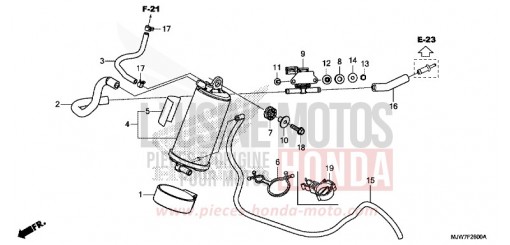 CUVETTE CB500FAJ de 2018